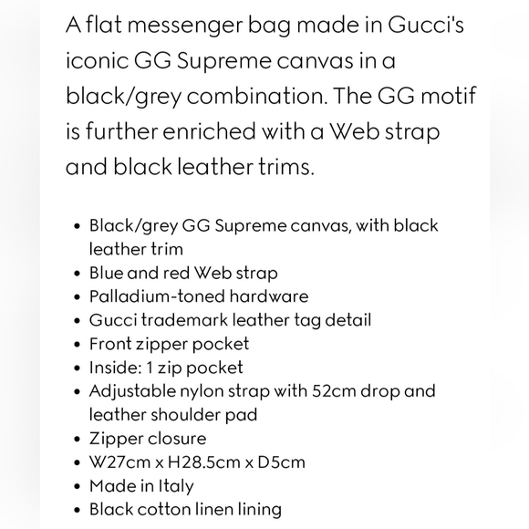 Authentic Gucci GG messenger bag - Picture 12 of 12